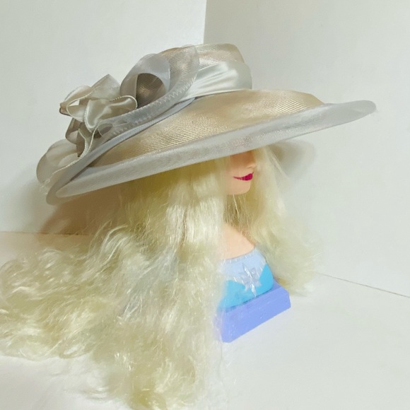 Vintage MARZI Neiman Marcus Gray Derby Hat main image 12